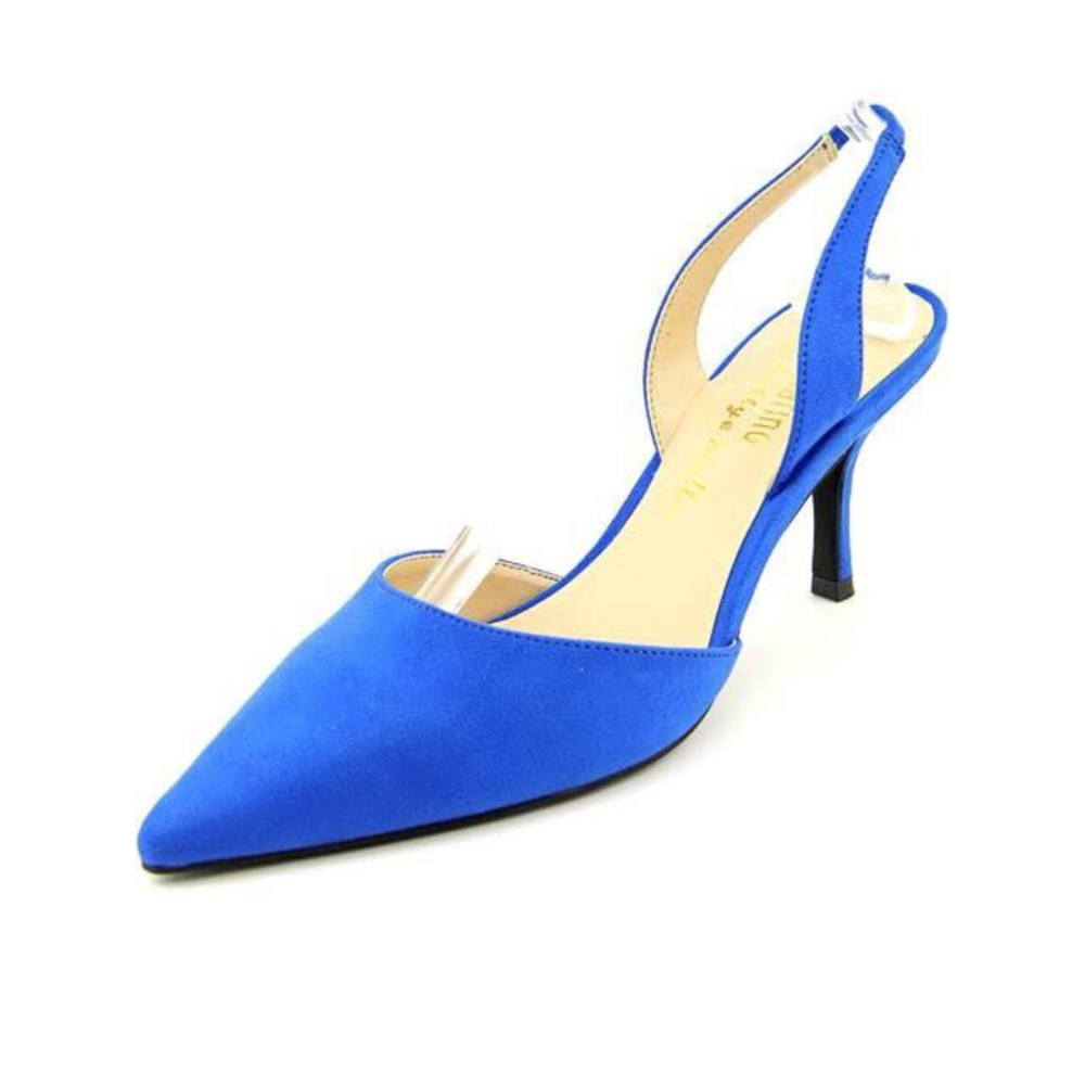 🆕NEW Ann Marino by bettye muller Pumps BLUE Sz6.5 - Picture 1 of 3